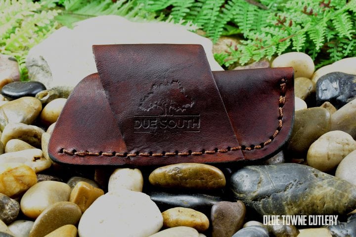 Leather Side Draw Slip-Joint Sheath Due South Knives