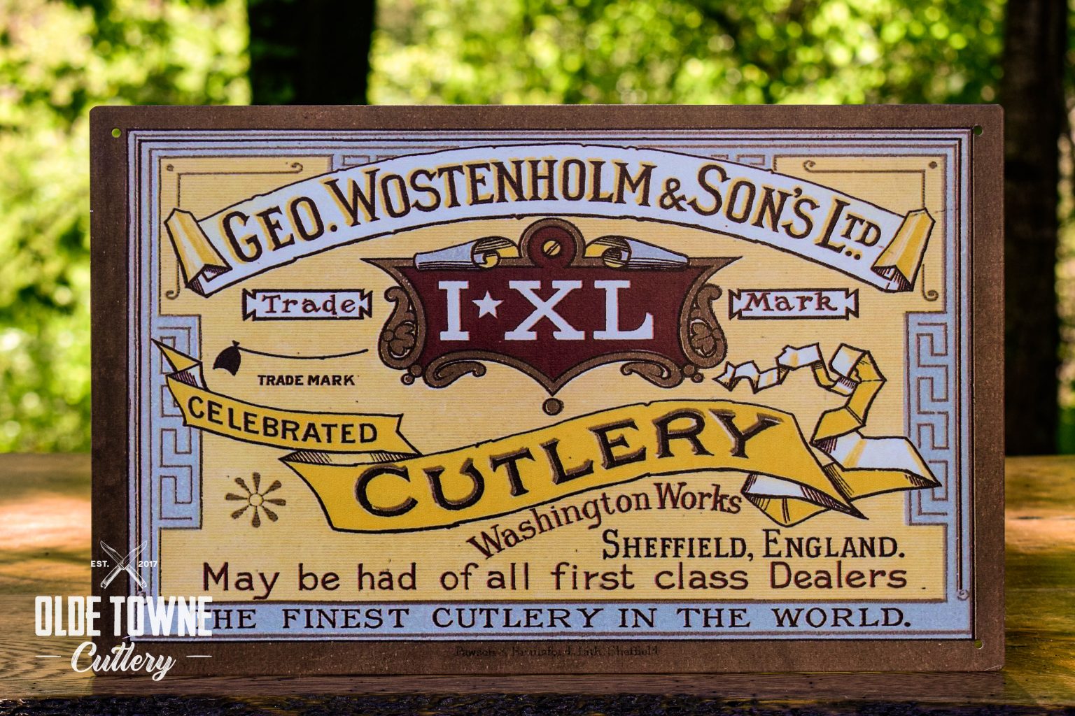 Tin Signs for Sale Olde Towne Cutlery