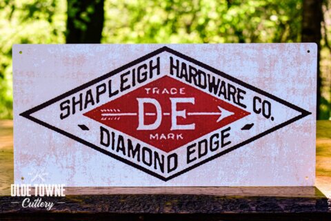 Shapleigh Hardware D.E. Vintage Tin Sign Shapleigh Hardware D.E. Vintage Tin Sign