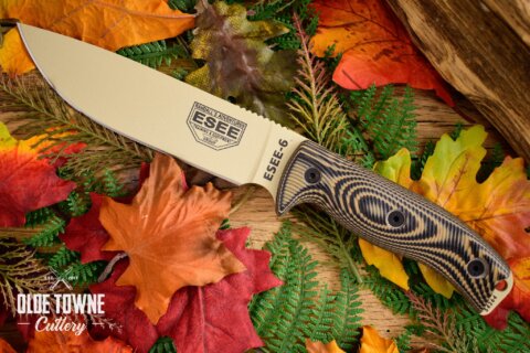 ESEE ES6PDT005 Model 6 Black/Brown G10* ESEE ES6PDT005 Model 6 Black/Brown G10*