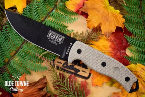 ESEE RC5PBK Model 5 Green Mic ESEE RC5PBK Model 5 Green Mic