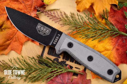 ESEE ES3PBMB Model 3 Black Linen ESEE ES3PBMB Model 3 Black Linen