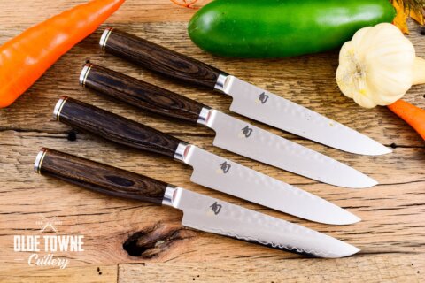 Shun TDMS0400 Premier 4 pc Steak Knife Set Shun TDMS0400 Premier 4 pc Steak Knife Set