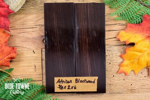 Handle Material African Blackwood 3/8" x 2" x 6"