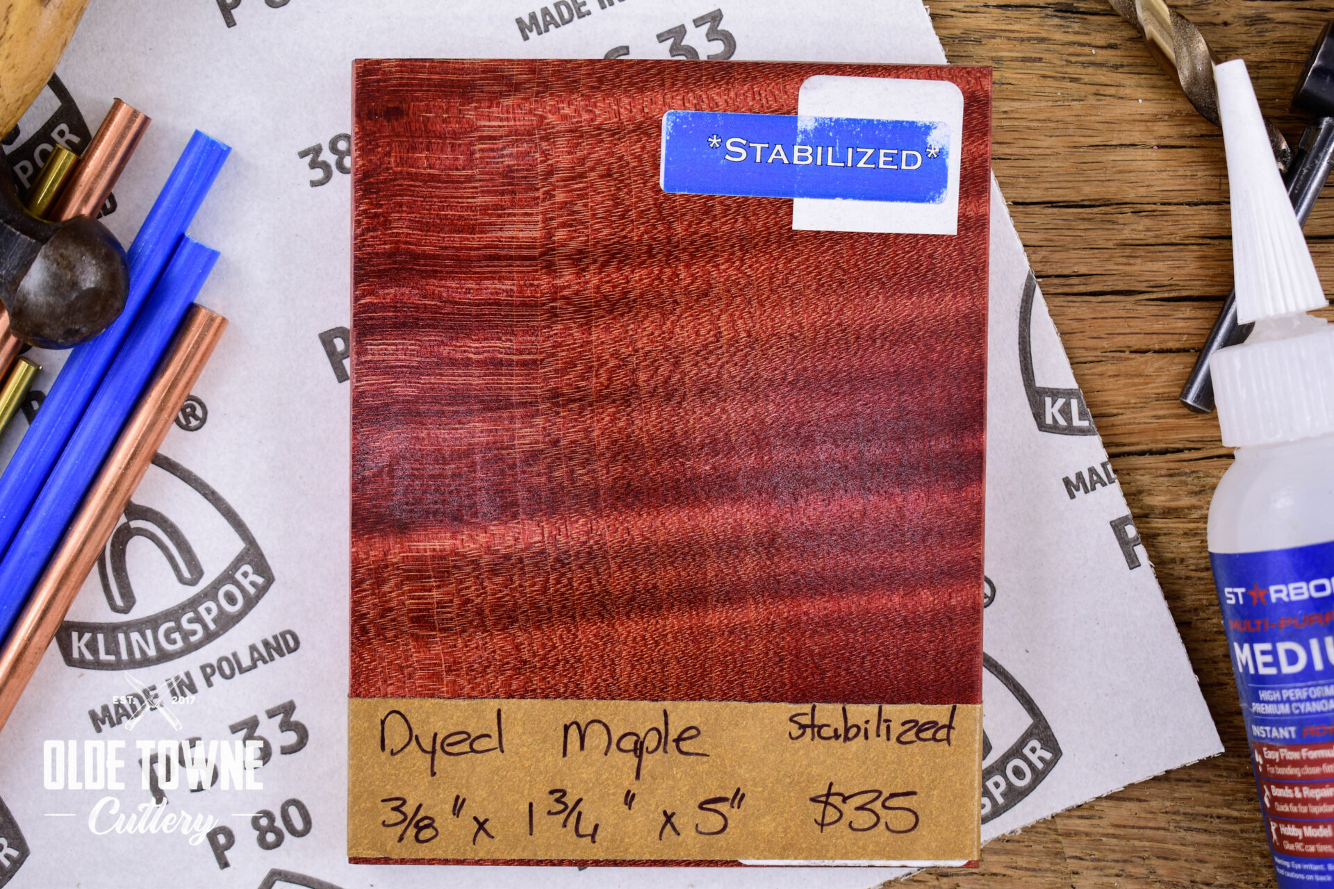 Carper Innovations Dyed Maple Red 1476