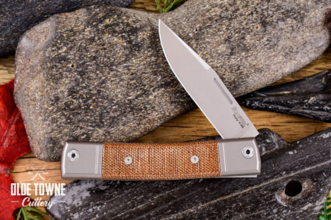 Lion Steel LSTBM1CVN Best Man Slipjoint Canvas Lion Steel LSTBM1CVN Best Man Slipjoint Canvas