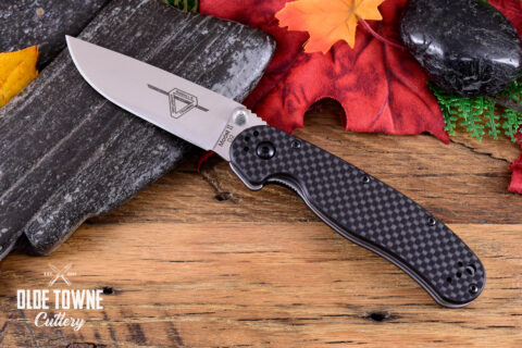 Ontario Knife 8832 Rat II Linerlock D2 CF