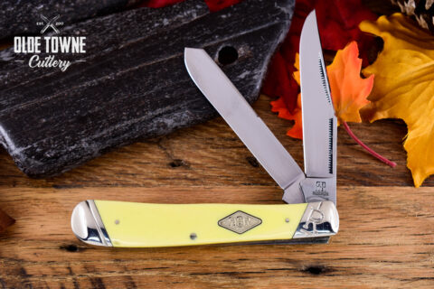 Rough Rider RR1731 Yellow Carbon Trapper