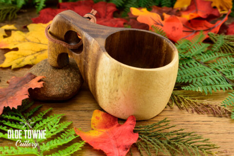 Kuksa 4 oz Small Wooden Outdoor Cup