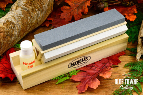 Marbles Tri Hone 8-inch Arkansas Sharpening Stone