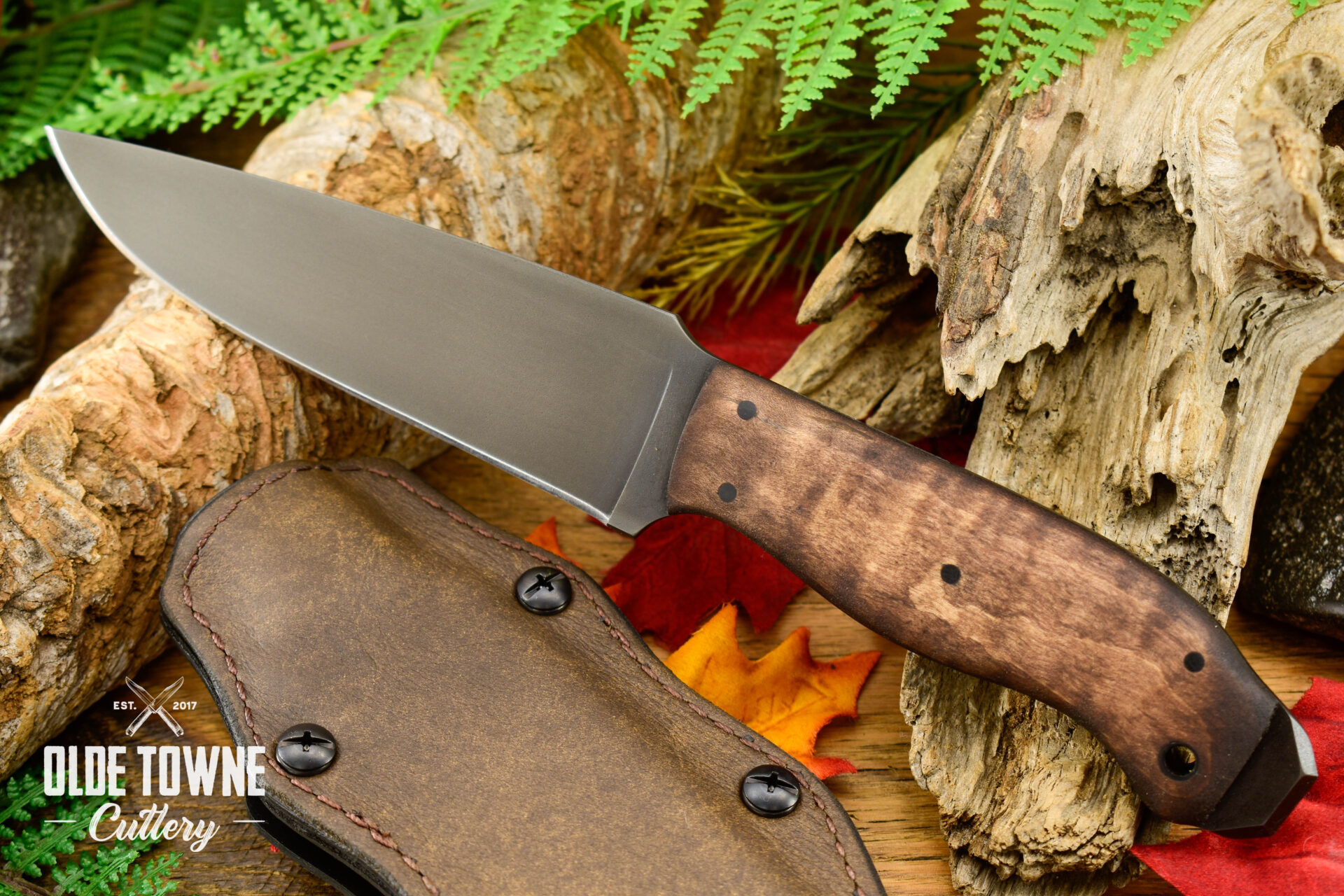 未使用】Winkler knives Drop Point Crusher Maple Sculpted