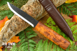 Helle Viking Curly Birch Fixed Blade