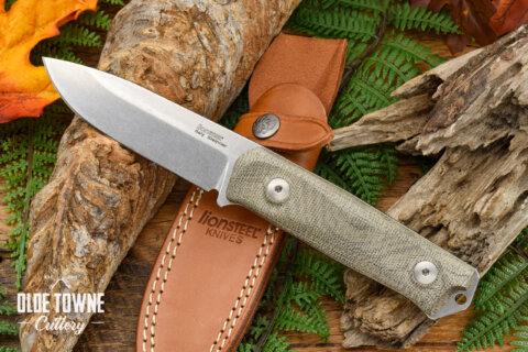 Lion Steel B41 Bushcraft Green Micarta Lion Steel B41 Bushcraft Green Micarta