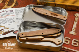 W.R. Case & Sons Wooden Knife Kit Teardrop Trapper