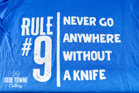 Olde Towne Cutlery Rule #9 T-Shirt
