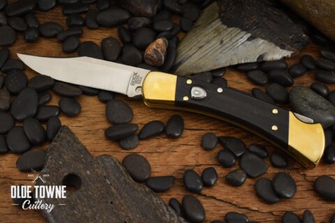 Buck 110 Automatic Ebony Wood 11197