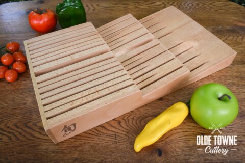 Shun DM0856 Beechwood 15-Slot Tray Shun DM0856 Beechwood 15-Slot Tray