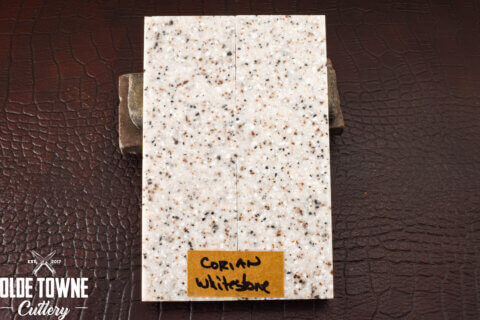 Handle Material Corian White 3/8" x 2" x 6