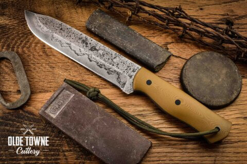 Alfa Knife AK2 Pro Brown G10 w/Leather #171