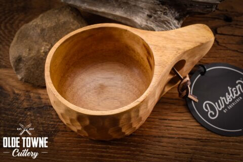 Lore Kuksa 12 oz Sculpted Wooden Bowl