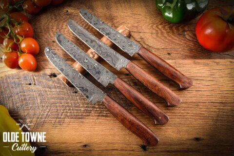 Due South Knives 4pc Steak Camel Thorn #744