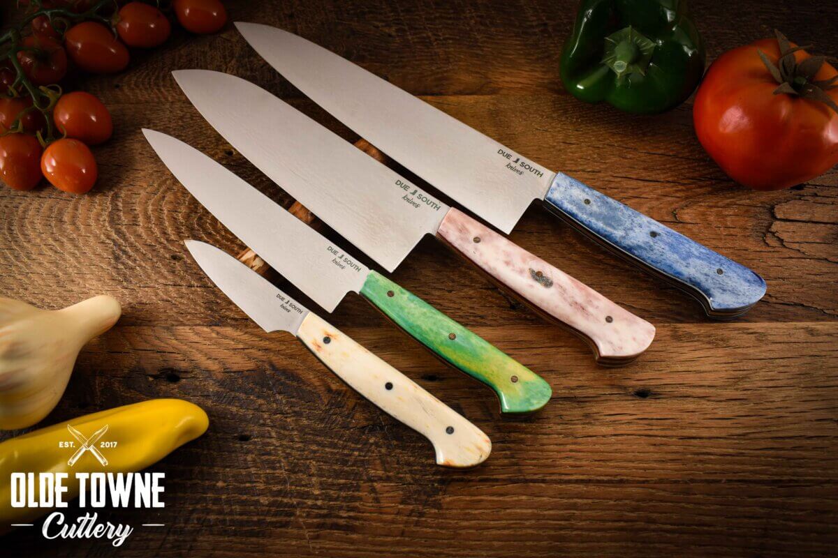 Due South Knives 7" butcher knife micarta kitchen cutlery near me