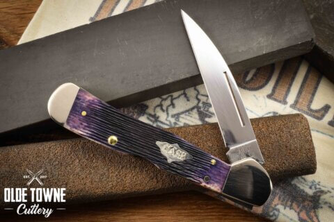 W.R. Case & Sons CA09712 Copperlock Purple Bone