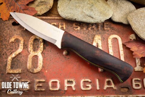 Due South Knives Bushlore End-Cut Padauk #793 Due South Knives Bushlore End-Cut Padauk #793