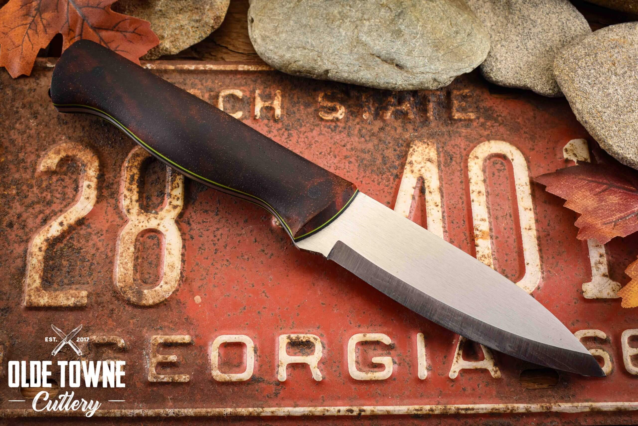 Due South Knives Bushlore End-Cut Padauk #793