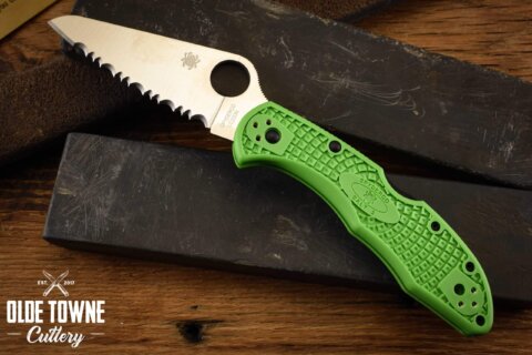Spyderco C88FSGR2 Salt 2 Lockback Green Spyderco C88FSGR2 Salt 2 Lockback Green