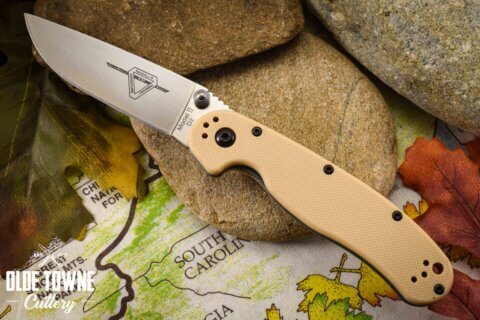 Ontario Knife 8828DT Rat II Tan G10 D2