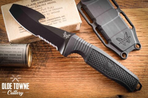 Benchmade 112SBK-BLK H20 Dive Knife Black Benchmade 112SBK-BLK H20 Dive Knife Black