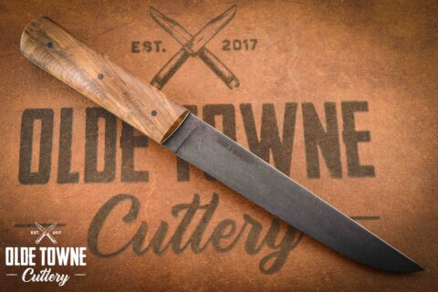 Due South Knives 6" Slicer Walnut Burl #945