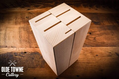 Opinel 5-Slot Beechwood Knife Block Opinel 5-Slot Beechwood Knife Block