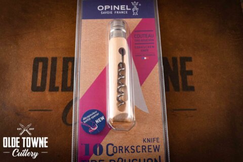 Opinel No 10 Corkscrew/Bottle Opener Beechwood Opinel No 10 Corkscrew/Bottle Opener Beechwood