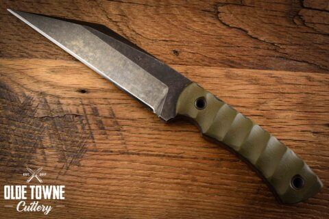 Alfa Knife Norseman OD Green G10 w/Sheath #241