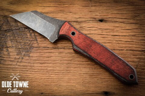 Alfa Knife Down Range Red/Black w/Sheath #245