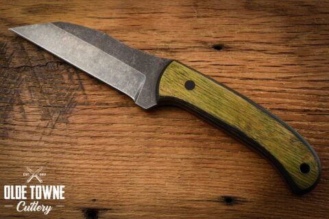 Alfa Knife Marshall Law Black/Green w/Sheath #246