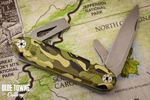 American Service Knife Green Camo Multi-Tool #9
