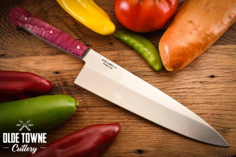 Due South Knives 8" Chef Fuchsia #983