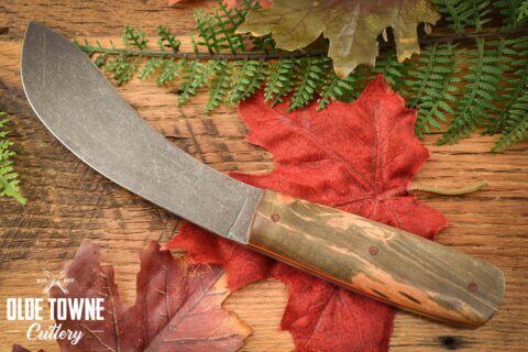 Due South Knives Buffalo Skinner Maple #1018