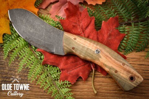 Due South Knives Shiloh Nessmuk Maple #1003