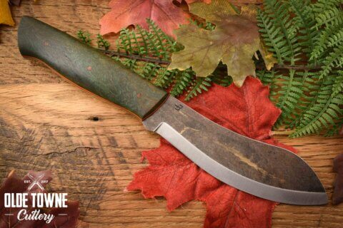 Due South Knives Muk Dyed Sycamore #1025