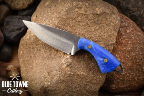 Toros Neck Knife Royal Blue Acrylic #12