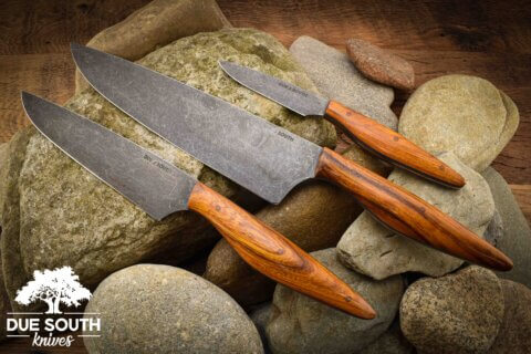 Due South Knives 3pc Set Desert Ironwood #1040