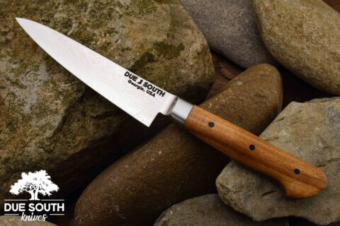 Due South Knives 4" Utility Canarywood #1046