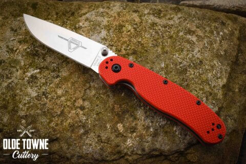 Ontario Knife 8064 Rat II Red G10 S35VN