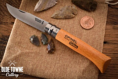 Opinel 000403 No 10 Beechwood Carbon Opinel 000403 No 10 Beechwood Carbon