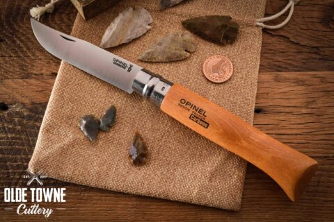 Opinel No 12 Beechwood Carbon Opinel No 12 Beechwood Carbon