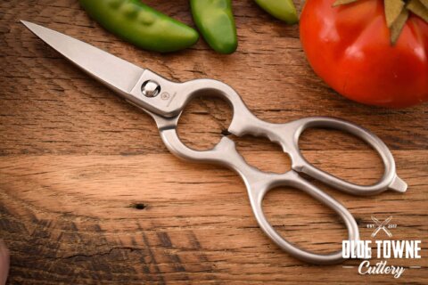 Wusthof 8 1/2" Brushed Stainless Kitchen Shears Wusthof 8 1/2" Brushed Stainless Kitchen Shears